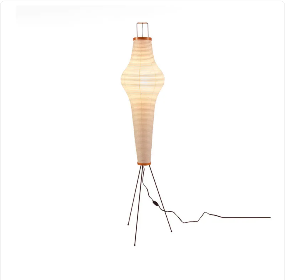 Rice Paper Floor Lantern - Japanese Standing Lamp