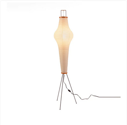 Rice Paper Floor Lantern - Japanese Standing Lamp