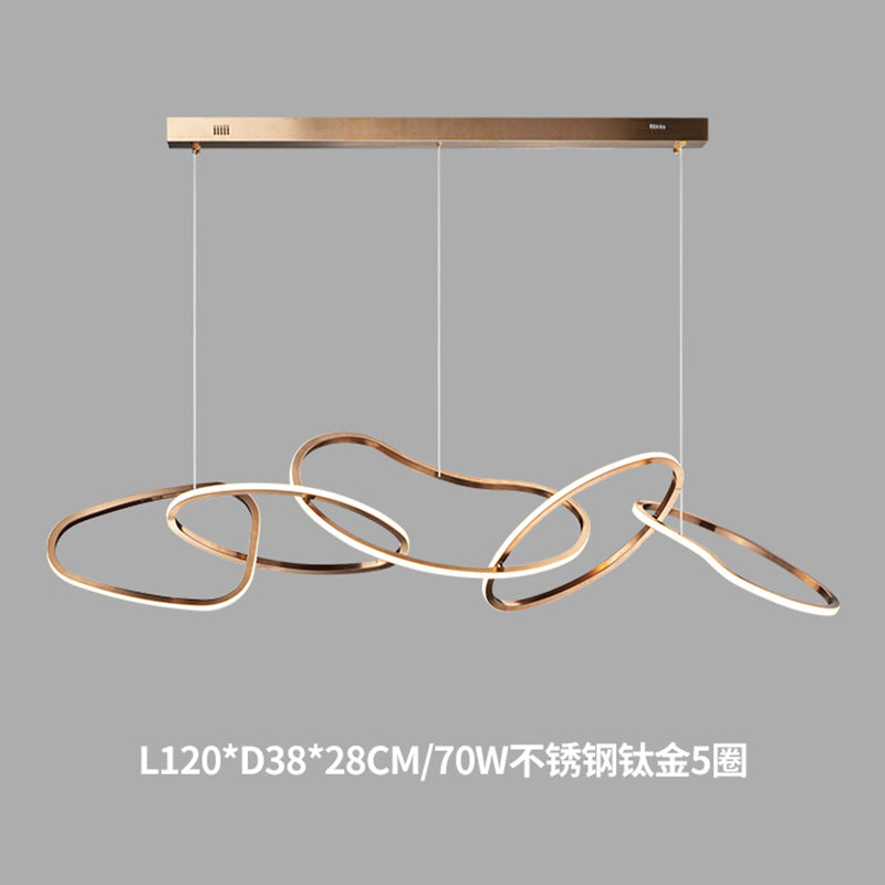 Steel Dining Pendant Light - Multi-Head Nordic Lamp