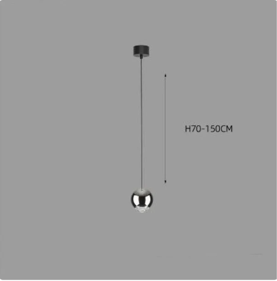 Modern Ball Pendant Light - Globe Ceiling Lamp