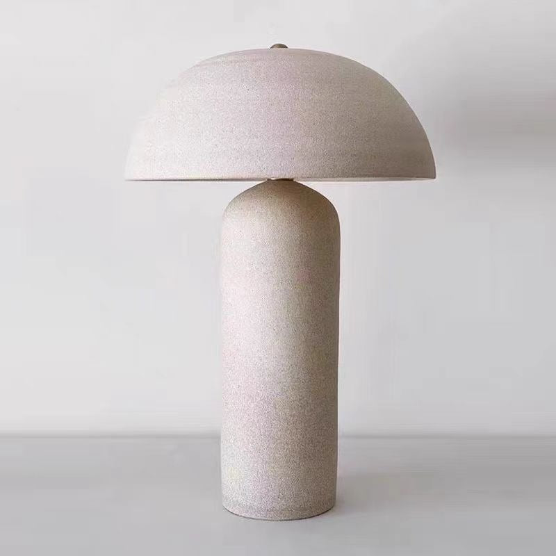 Wabi-Sabi Ceramic Table Lamp - Japanese Bedside Light