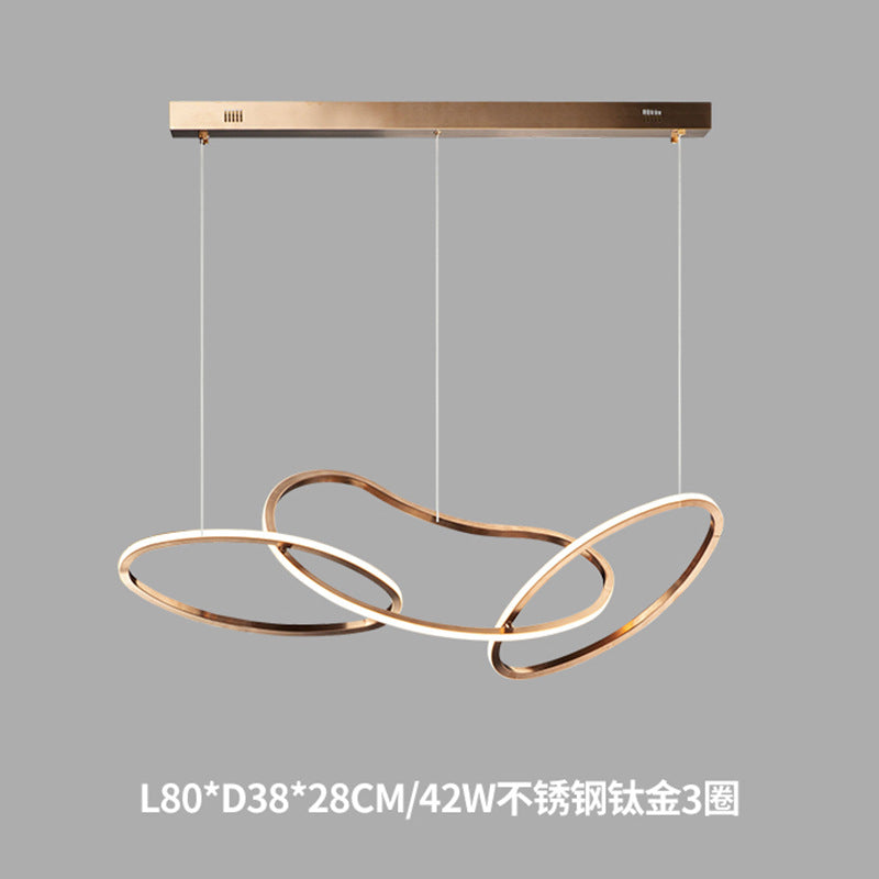 Steel Dining Pendant Light - Multi-Head Nordic Lamp