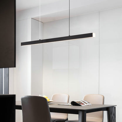 Nordic Copper Pendant Light - Adjustable Dining Lamp