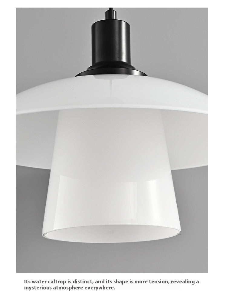 Italian Glass Pendant - Compact Bedside Light