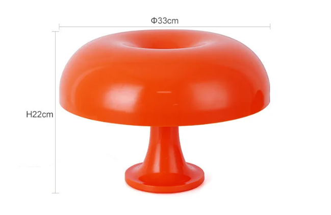 Mushroom Table Lamp - LED Night Light for Bedroom