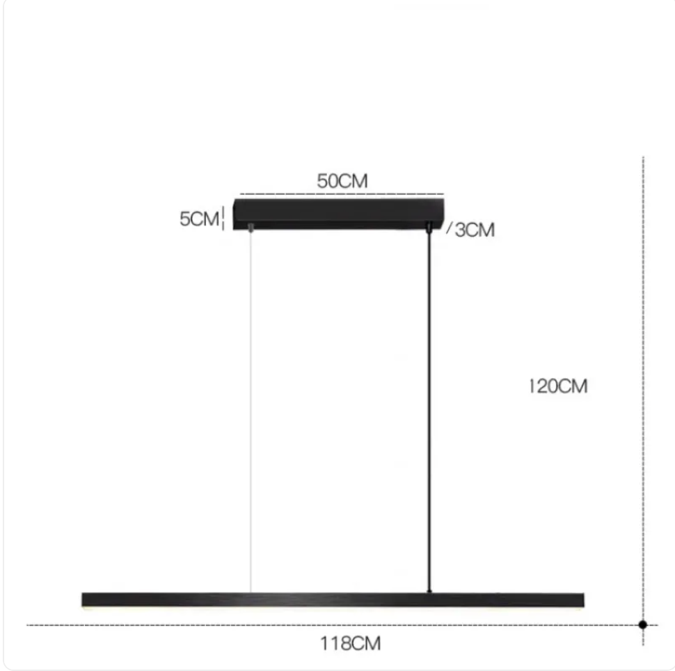 Nordic Minimalist Chandelier - LED Dining Light