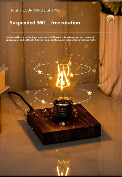 Floating Bulb Night Lamp - Magnetic Levitation Light