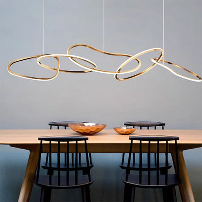 Steel Dining Pendant Light - Multi-Head Nordic Lamp