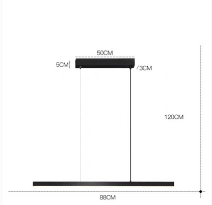 Nordic Minimalist Chandelier - LED Dining Light