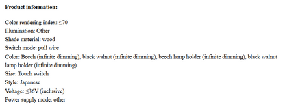 Rechargeable Wood Reading Lamp - Cordless LED Light