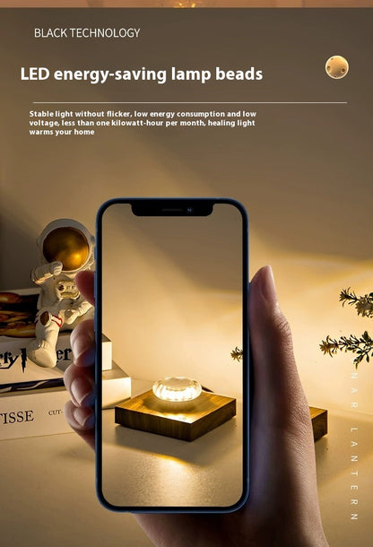 Floating Bulb Night Lamp - Magnetic Levitation Light
