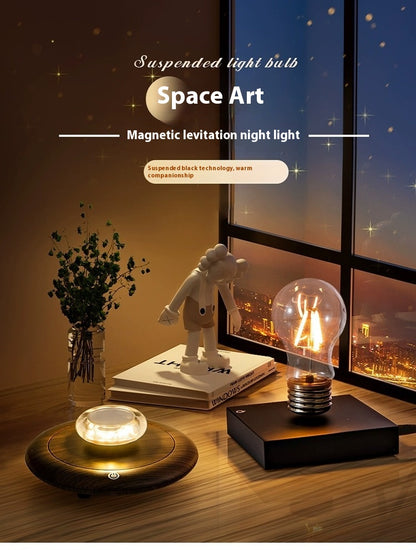 Floating Bulb Night Lamp - Magnetic Levitation Light