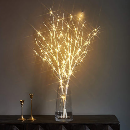 Birch Branch LED Night Light - Ambient Table Lamp