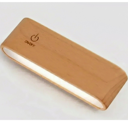 Solid Wood Rechargeable Reading Lamp - clean uniform edit