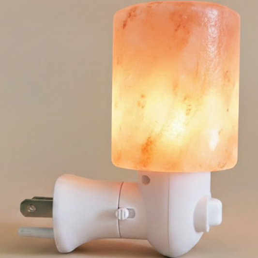 Himalayan Salt Stone Lamp - clean uniform edit