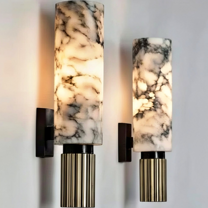 Spanish Marble Wall Lamp - clean uniform edit