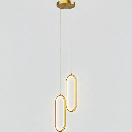 Nordic Copper Bedroom Pendant - clean uniform edit