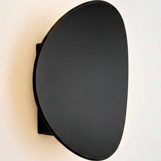 Round Brushed Wall Lamp - clean uniform edit