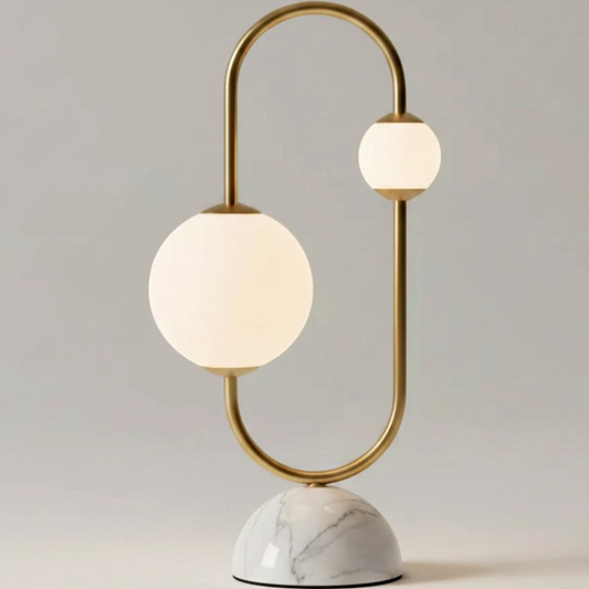 Glass Sphere Table Lamp - clean uniform edit