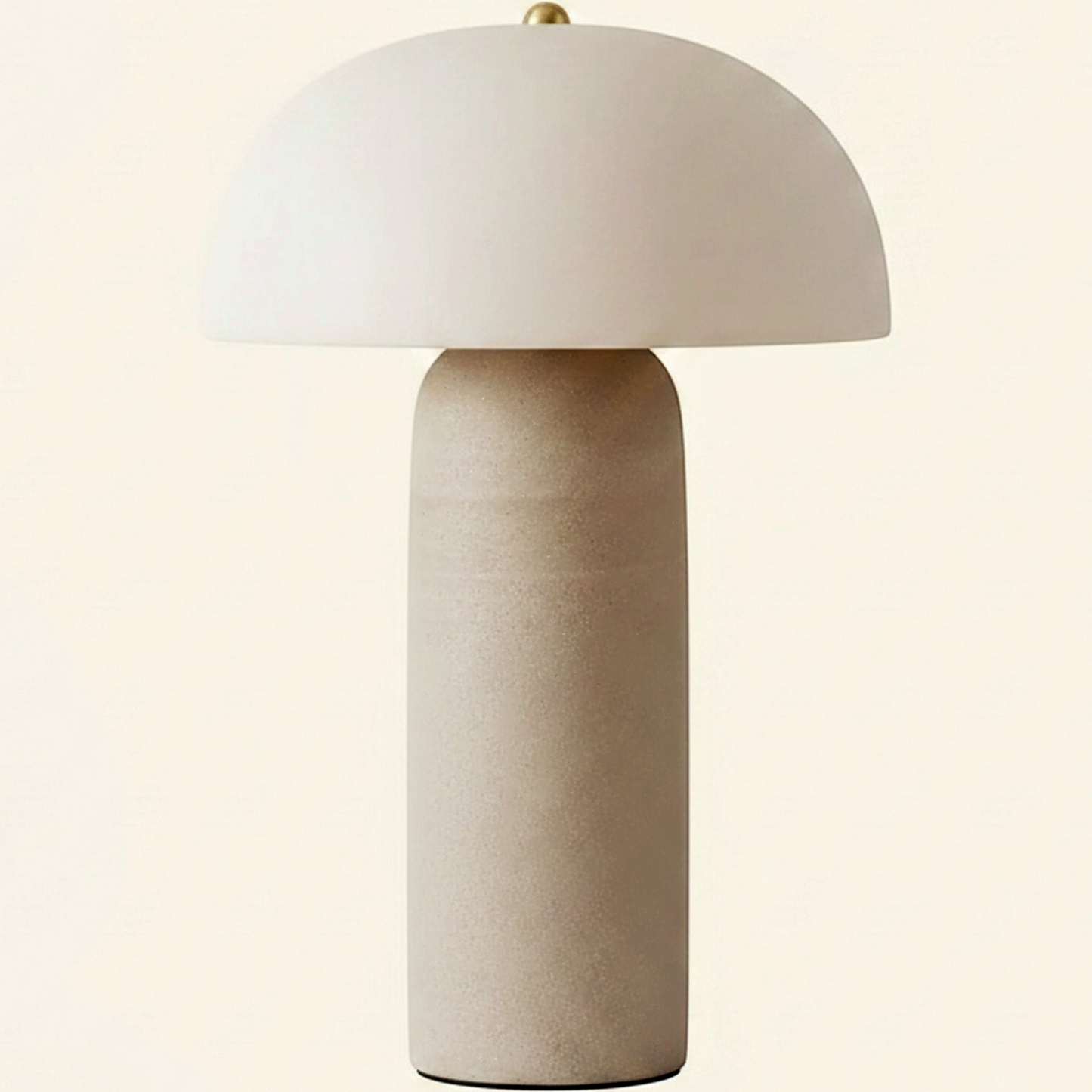 Wabi-Sabi Ceramic Table Lamp - clean uniform edit