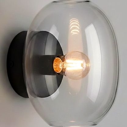 Spanish Marble Round Wall Lamp - clean uniform edit