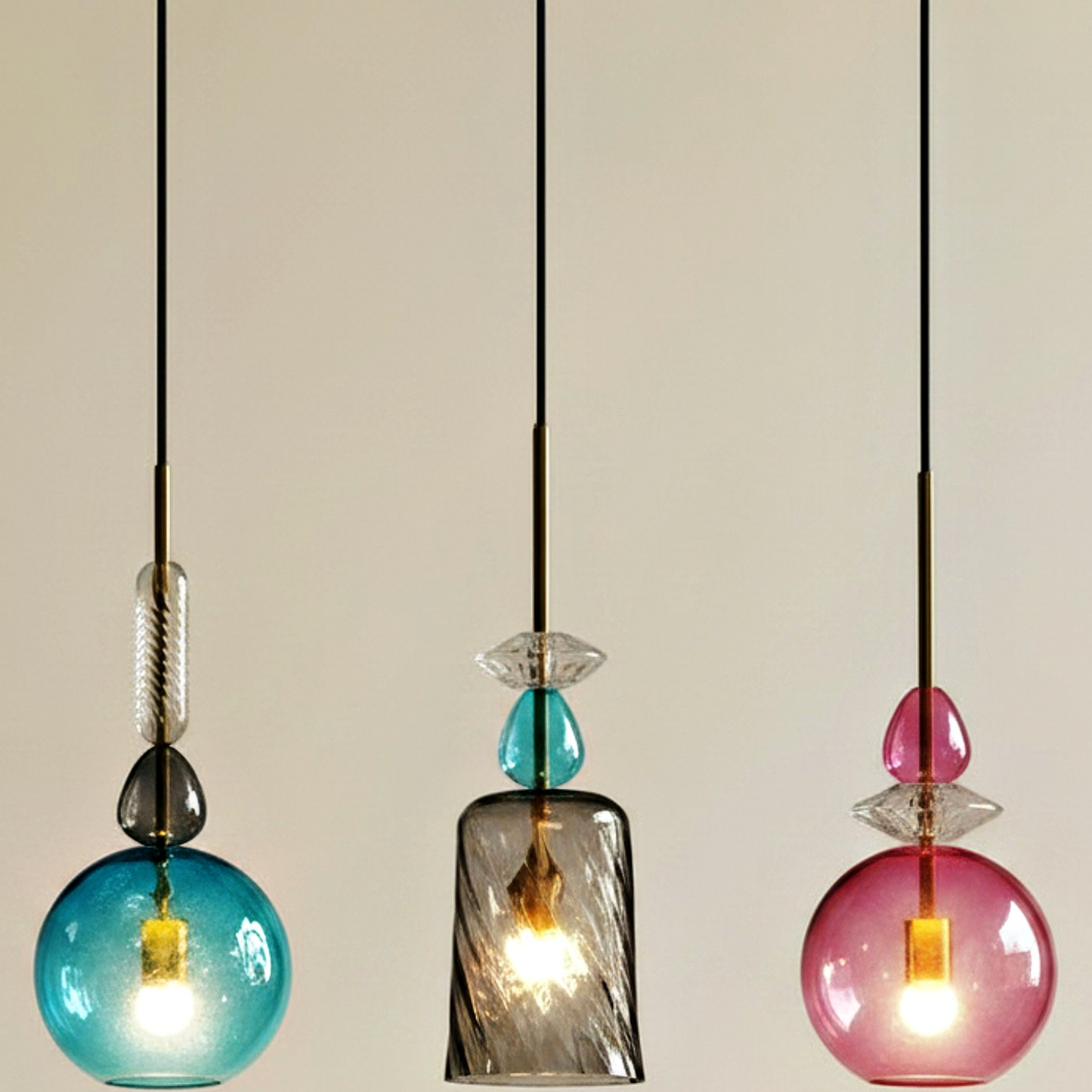 Nordic Glass Bar Pendant - clean uniform edit