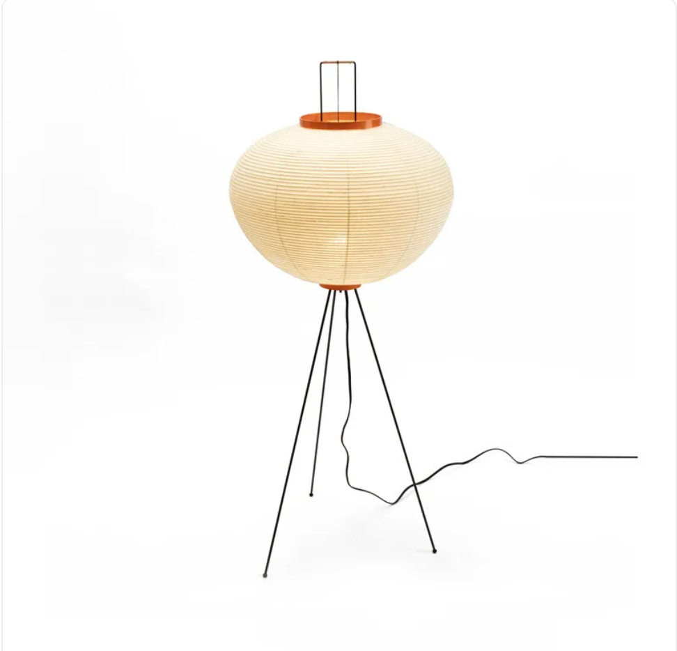 Rice Paper Floor Lantern - Japanese Standing Lamp