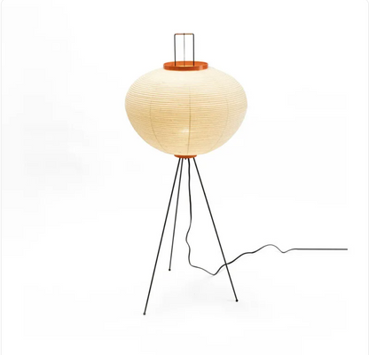 Rice Paper Floor Lantern - Japanese Standing Lamp