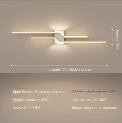 Linear Wall Sconce - Dimmable LED Light for Bedroom