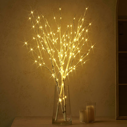 Birch Branch LED Night Light - Ambient Table Lamp
