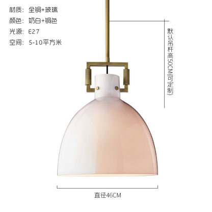 Copper Dining Pendant Light - Vintage Ceiling Lamp