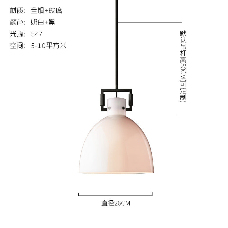 Copper Dining Pendant Light - Vintage Ceiling Lamp