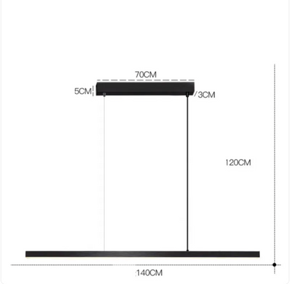 Nordic Minimalist Chandelier - LED Dining Light
