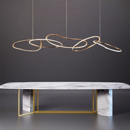 Steel Dining Pendant Light - Multi-Head Nordic Lamp