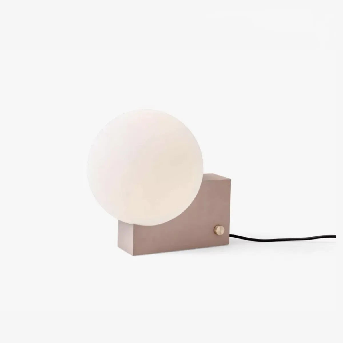 Milky White Moon Table Lamp - Nordic Bedside Light