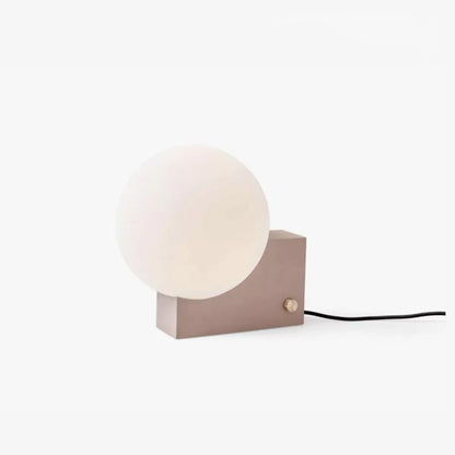 Milky White Moon Table Lamp - Nordic Bedside Light