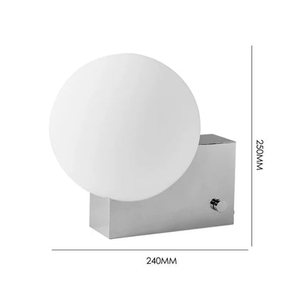 Milky White Moon Table Lamp - Nordic Bedside Light