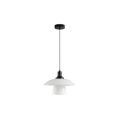 Italian Glass Pendant - Compact Bedside Light