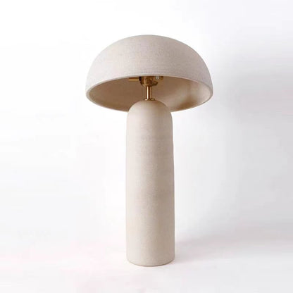 Wabi-Sabi Ceramic Table Lamp - Japanese Bedside Light