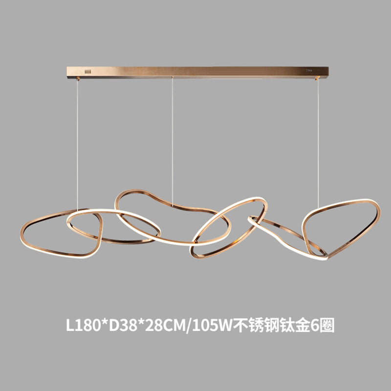 Steel Dining Pendant Light - Multi-Head Nordic Lamp