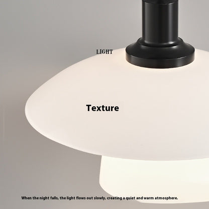Italian Glass Pendant - Compact Bedside Light