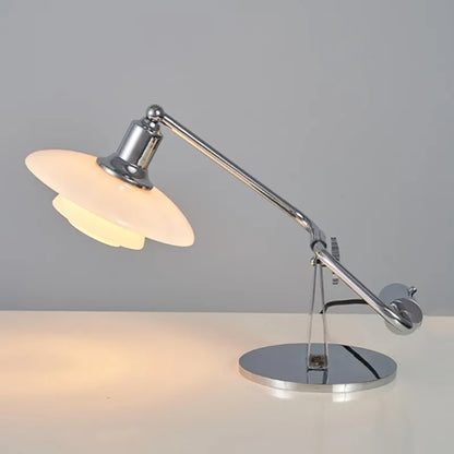 Adjustable Glass Desk Lamp - Flexible LED Reading Light